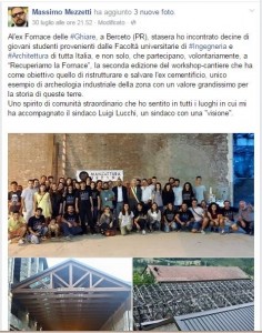 Mezzetti su workshop Recuperiamo la fornace