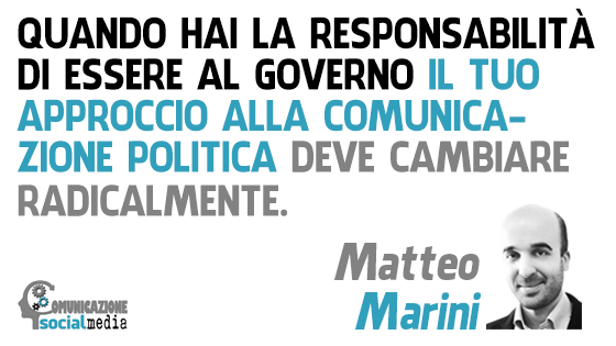 matteo marini tecniche di comunicazione politica